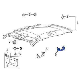 Ford OE - Rear Left Interior Grab Bar