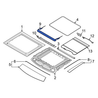 Ford OE - Sunroof Deflector
