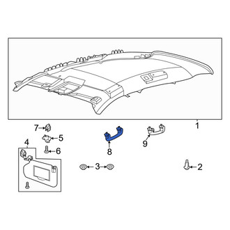 Ford OE - Front Right Interior Grab Bar