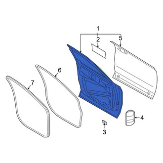 Ford OE - Front Right Door Shell