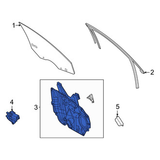 Ford OE - Rear Left Window Regulator