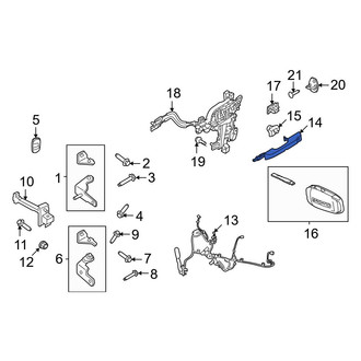 Ford OE - Front Right Outer Exterior Door Handle