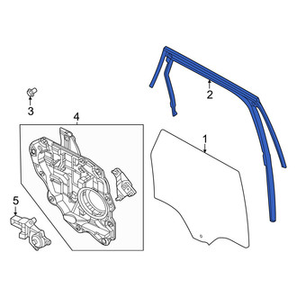 Ford OE - Rear Left Window Channel