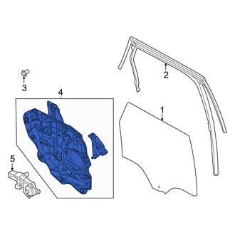 Ford OE - Rear Left Window Regulator