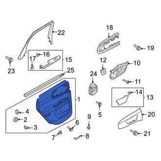 Ford OE - Front Right Outer Door Outer Panel
