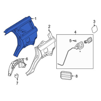Ford OE - Rear Left Inner Quarter Panel