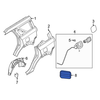 Ford OE - Rear Quarter Panel Air Vent Grille