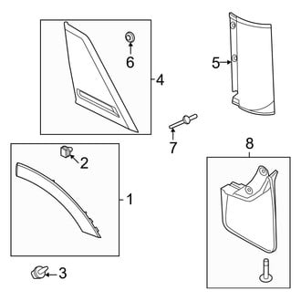 Ford OE - Quarter Panel - Exterior Trim