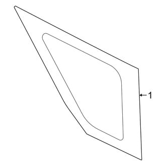 Ford OE - Quarter Panel - Glass (Badlands / Big Bend / Outer Banks)