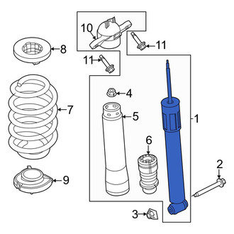 Ford OE - Rear Suspension Shock Absorber