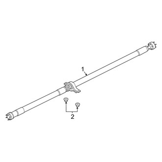 Ford OE - Rear Suspension - Drive Shaft (Base / Big Bend / Outer Banks)