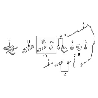 Ford OE - Lift Gate - Wiper & Washer Components