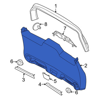Ford OE - Rear Lower Liftgate Trim