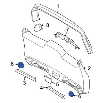 Ford OE - Rear Courtesy Light Lens