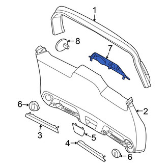 Ford OE - Rear Liftgate Trim Cover