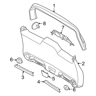 Ford OE - Lift Gate - Interior Trim
