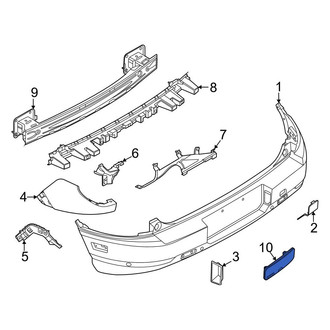 Ford OE - Rear Left Reflector Panel