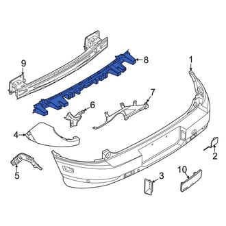 Ford OE - Rear Bumper Impact Absorber