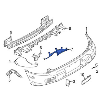 Ford OE - Rear Left Inner Bumper Cover Bracket
