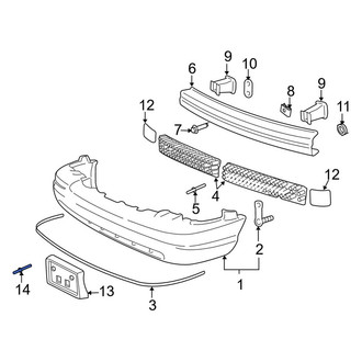Ford OE - Grille Rivet