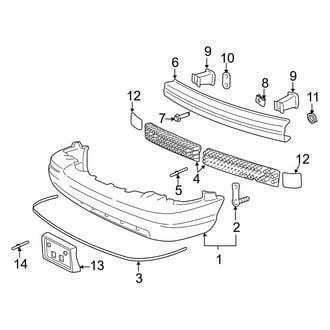Ford OE - Front Bumper - Bumper & Components