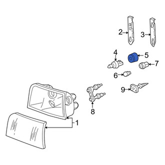 Ford OE - Headlight Bulb Clip