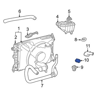 Ford OE - Left Engine Coolant Thermostat Housing Gasket