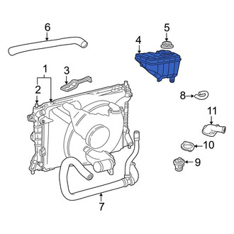 Ford OE - Engine Coolant Reservoir