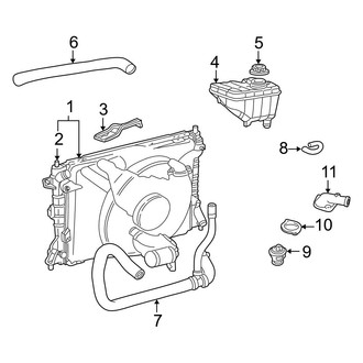 Ford OE - Cooling - Radiator & Components