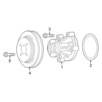 Ford OE - Cooling - Water Pump
