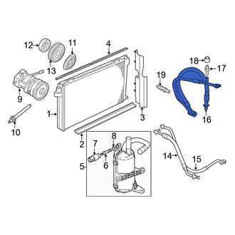 Ford OE - A/C Manifold Hose Assembly