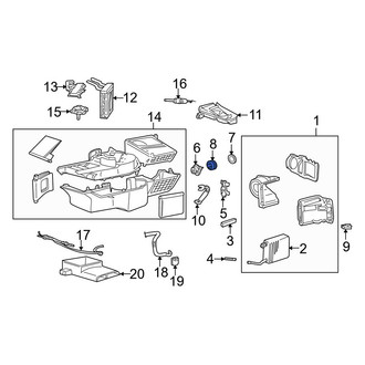 Ford OE - HVAC Blower Motor Wheel