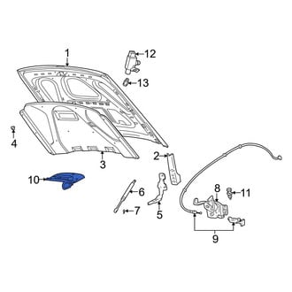 Ford OE - Front Hood Latch Striker Plate