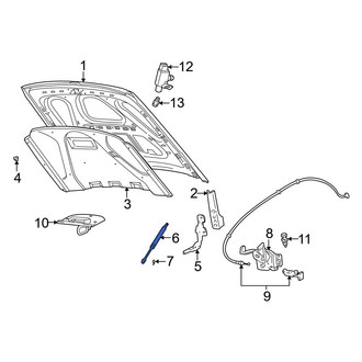 Ford OE - Hood Lift Support