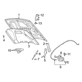 Ford OE - Hood & Components
