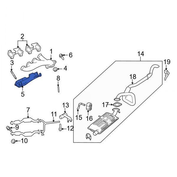 Exhaust Manifold Heat Shield