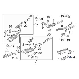 Ford OE - Exhaust Manifold Nut