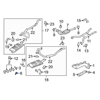 Ford OE - Exhaust Manifold Bolt