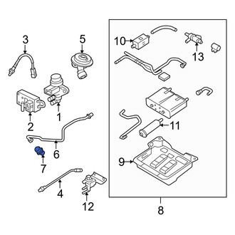 Ford OE - Exhaust Gas Recirculation (EGR) Tube Adapter