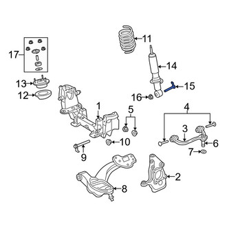 Ford OE - Suspension Strut Bolt
