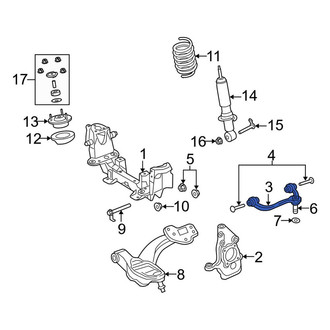 Ford OE - Front Right Upper Suspension Control Arm