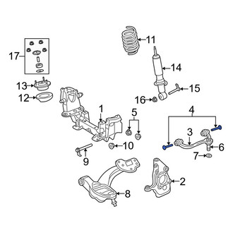 Ford OE - Front Upper Suspension Control Arm Bolt