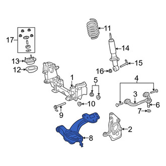 Ford OE - Front Left Upper Suspension Control Arm