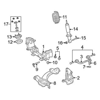 Ford OE - Front Suspension - Suspension Components