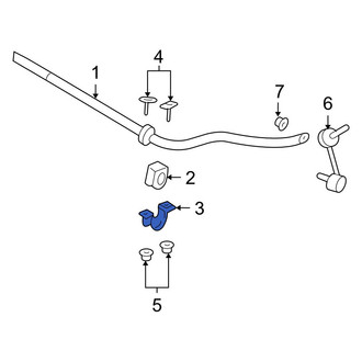 Ford OE - Front Suspension Stabilizer Bar Bracket