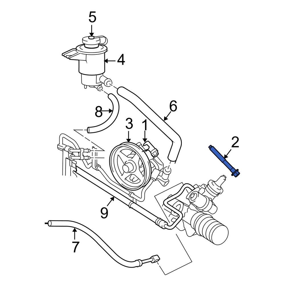 Ford OE W500315S437 Power Steering Pump Mounting Bolt