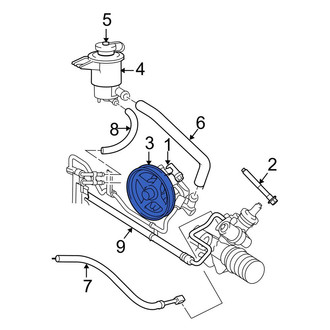 Ford OE - Power Steering Pump Pulley