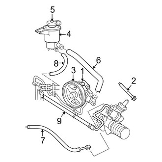 Ford OE - Steering Gear & Linkage - Pump & Hoses