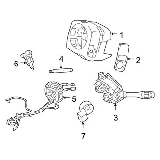 Ford OE - Steering Column - Shroud, Switches & Levers