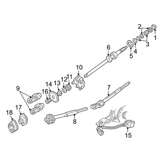 Ford OE - Steering Column - Shaft & Internal Components